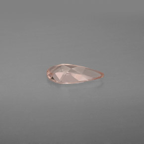 Morganite naturale rosa da 0,59 ct, taglio a pera, VVS