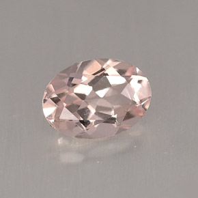 Morganite naturale rosa da 0,71 ct, taglio ovale, VVS-VS