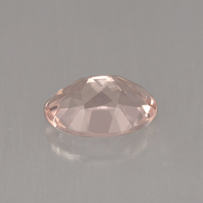 Morganite naturale rosa da 0,71 ct, taglio ovale, VVS-VS