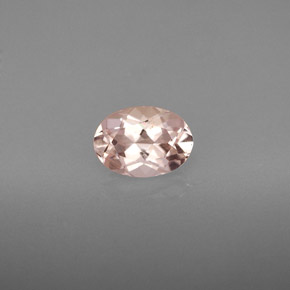 Morganite naturale rosa da 0,76 ct, taglio ovale, VVS-VS