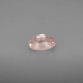 Morganite naturale rosa da 0,76 ct, taglio ovale, VVS-VS