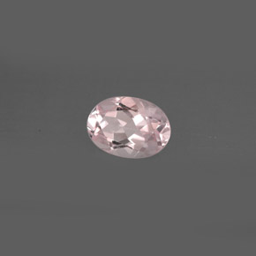 Morganite rosa chiaro naturale da 0,72 ct, taglio ovale, VVS