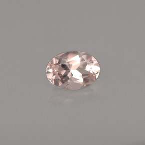 Morganite naturale rosa da 0,76 ct, taglio ovale, VVS-VS