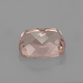 Morganite naturale rosa da 3,78 ct, taglio a cuscino, VS