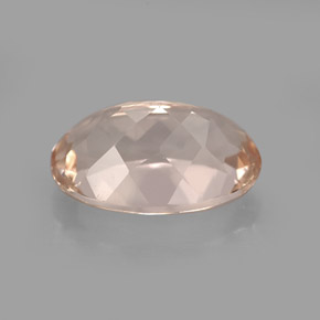 Morganite Rosa chiaro naturale da 3.71 ct, Taglio ovale, VVS