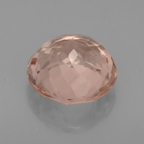Morganite Color salmone naturale da 2.43 ct, Taglio rotondo, VVS
