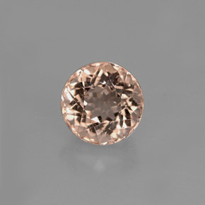 Morganite naturale rosa da 1,20 ct, taglio rotondo, VS