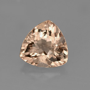Morganite naturale rosa da 1,94 ct, trillion, VS