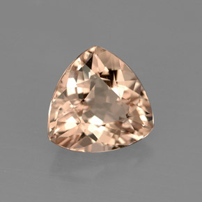 Morganite naturale rosa da 1,94 ct, trillion, VS