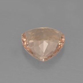 Morganite naturale rosa da 1,94 ct, trillion, VS