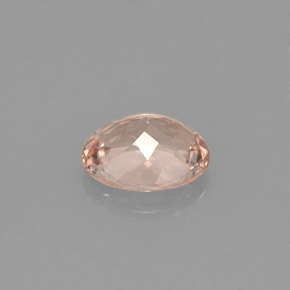 Morganite Rosa chiaro naturale da 1.42 ct, Taglio ovale, VVS