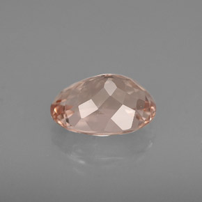 Morganite naturale rosa da 1,67 ct, taglio ovale, VVS-VS