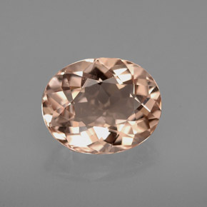 Morganite naturale rosa da 2,29 ct, taglio ovale, VVS-VS