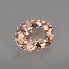 Morganite naturale rosa da 2,29 ct, taglio ovale, VVS-VS