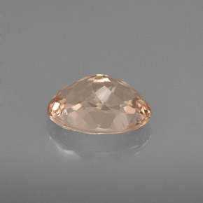 Morganite naturale rosa da 1,40 ct, taglio ovale, VVS