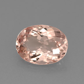 Morganite naturale rosa da 1,94 ct, taglio ovale, VVS