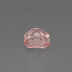 Morganite naturale rosa da 1,28 ct, taglio smeraldo, VVS-VS