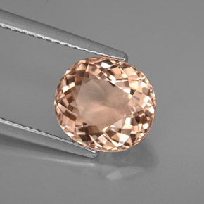 Morganite naturale rosa da 2,64 ct, taglio ovale, VVS-VS
