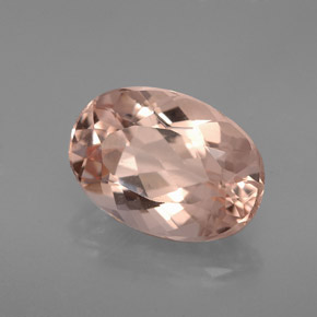 Morganite naturale rosa da 3,22 ct, taglio ovale, VVS-VS