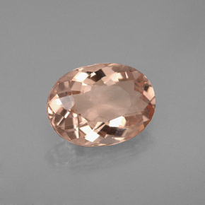 Morganite naturale rosa da 2,19 ct, taglio ovale, VVS-VS