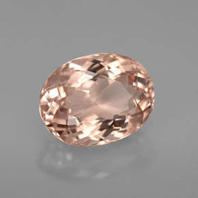 Morganite naturale rosa da 3,28 ct, taglio ovale, VVS-VS