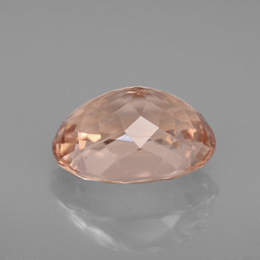 Morganite naturale rosa da 3,28 ct, taglio ovale, VVS-VS