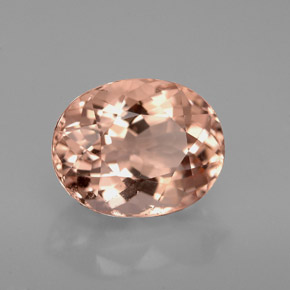 Morganite naturale rosa da 3,13 ct, taglio ovale, VVS-VS