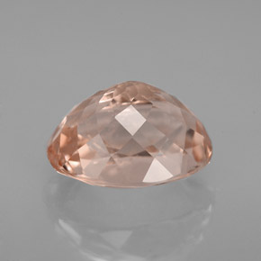 Morganite naturale rosa da 3,13 ct, taglio ovale, VVS-VS