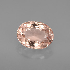 Morganite naturale rosa da 2,30 ct, taglio ovale, VVS-VS