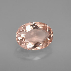Morganite naturale rosa da 2,30 ct, taglio ovale, VVS-VS