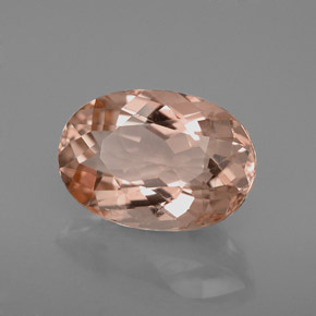 Morganite naturale rosa da 2,73 ct, taglio ovale, VVS-VS