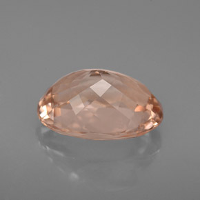 Morganite naturale rosa da 2,73 ct, taglio ovale, VVS-VS