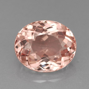 Morganite naturale rosa da 2,79 ct, taglio ovale, VVS-VS