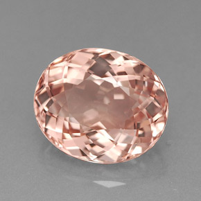 Morganite naturale rosa da 2,79 ct, taglio ovale, VVS-VS