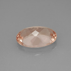 Morganite naturale rosa da 3,16 ct, taglio ovale, VVS
