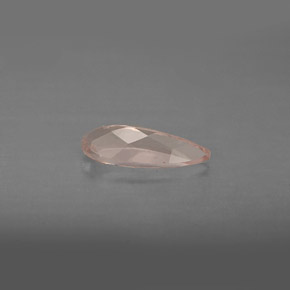 Morganite naturale rosa da 0,74 ct, taglio a pera, VS
