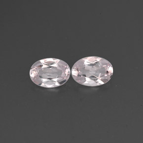 Morganite naturale rosa da  ct, taglio ovale, VVS-VS
