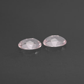 Morganite naturale rosa da  ct, taglio ovale, VVS-VS
