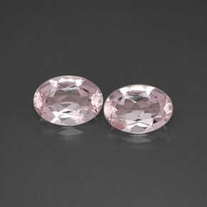 Gemme di Morganite Rosa chiaro naturale da  ct, Taglio ovale, VVS-VS