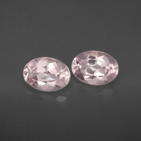 Gemme di Morganite Rosa chiaro naturale da  ct, Taglio ovale, VVS-VS