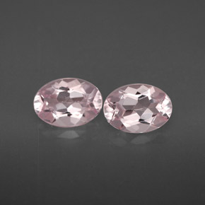Morganite naturale rosa da  ct, taglio ovale, VVS-VS