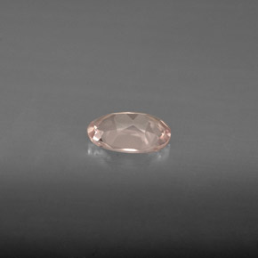 Morganite naturale rosa da 0,60 ct, taglio ovale, VVS-VS