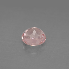 Morganite Rosa chiaro naturale da 1.27 ct, Taglio rotondo, VS