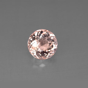 Morganite naturale rosa da 1,19 ct, taglio rotondo, VS