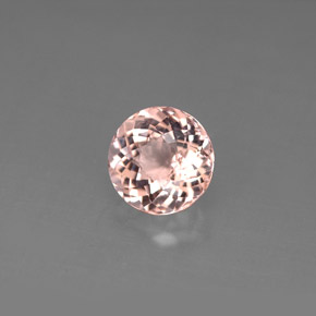 Morganite naturale rosa da 1,19 ct, taglio rotondo, VS