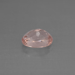 Morganite Rosa chiaro naturale da 1.26 ct, Taglio ovale, VS