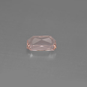 Morganite naturale rosa da 0,73 ct, taglio smeraldo, VVS-VS