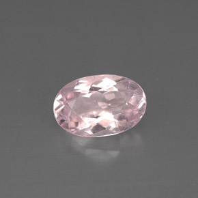 Morganite naturale rosa da 1,27 ct, taglio ovale, VS