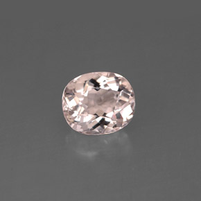 Morganite naturale rosa da 1,27 ct, taglio ovale, VVS-VS
