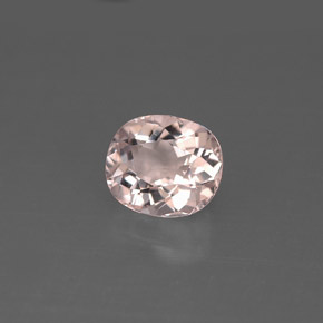 Morganite naturale rosa da 1,27 ct, taglio ovale, VVS-VS